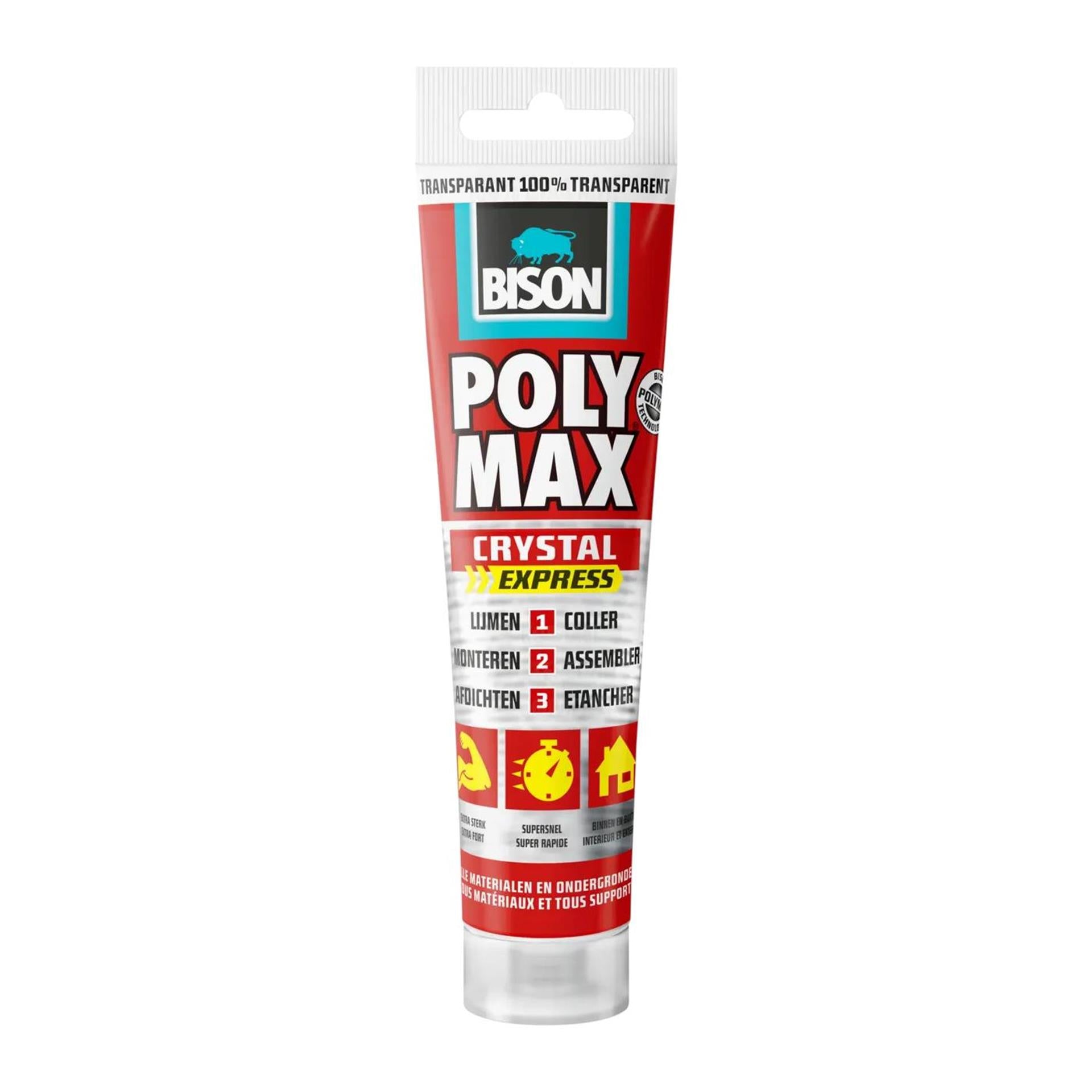 Bisonte poli Max Cryx Express Hangtube 115 g transparan