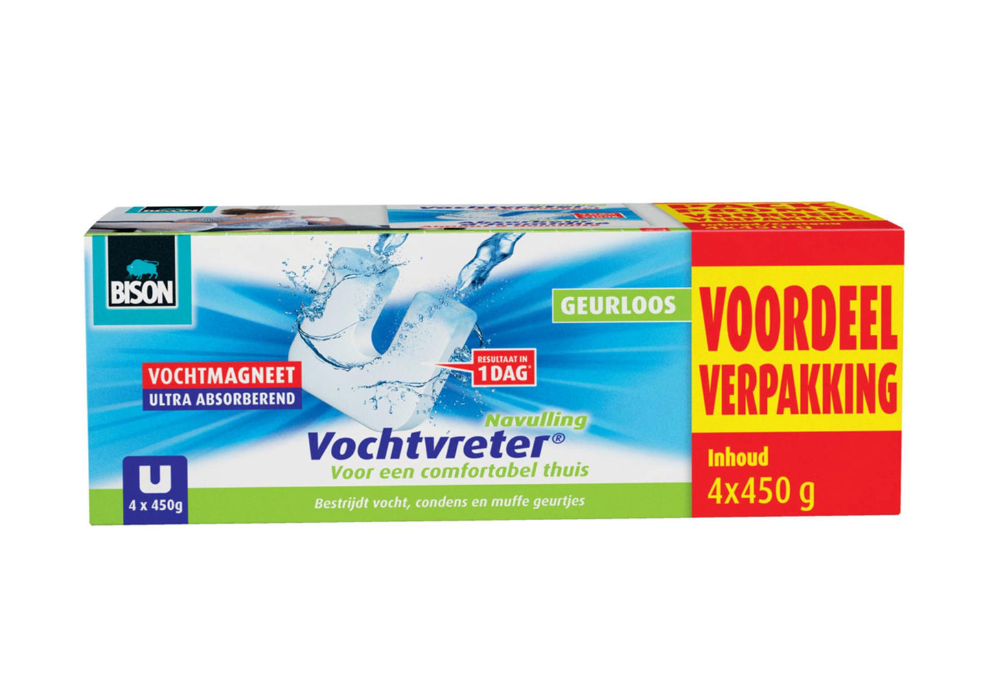 Bison vochtvreter magneet navul 4x450gr