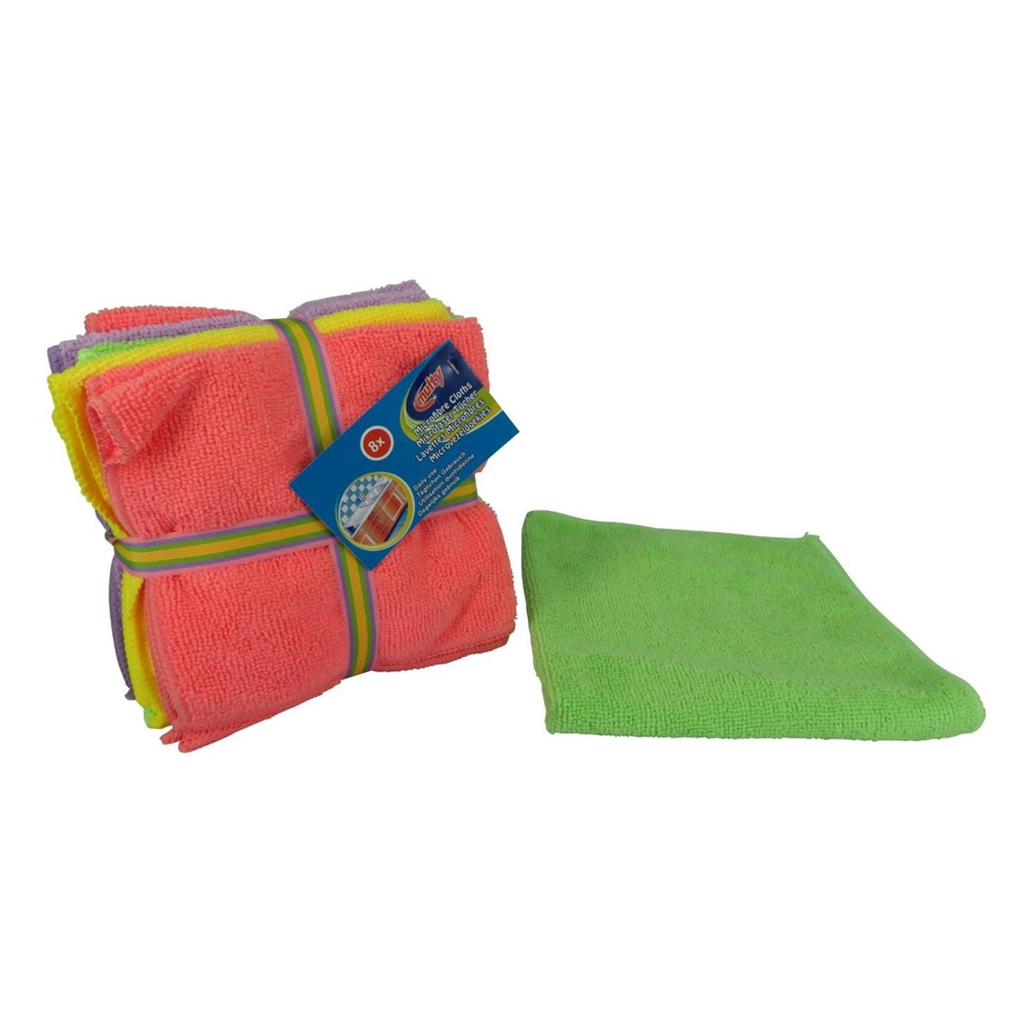 Multy microvezeldoeken 30x30cm pak a 8st