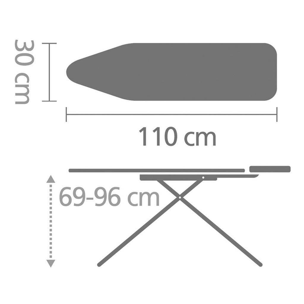 Brabantia Brabantia planchar una flor de algodón 110x30 cm