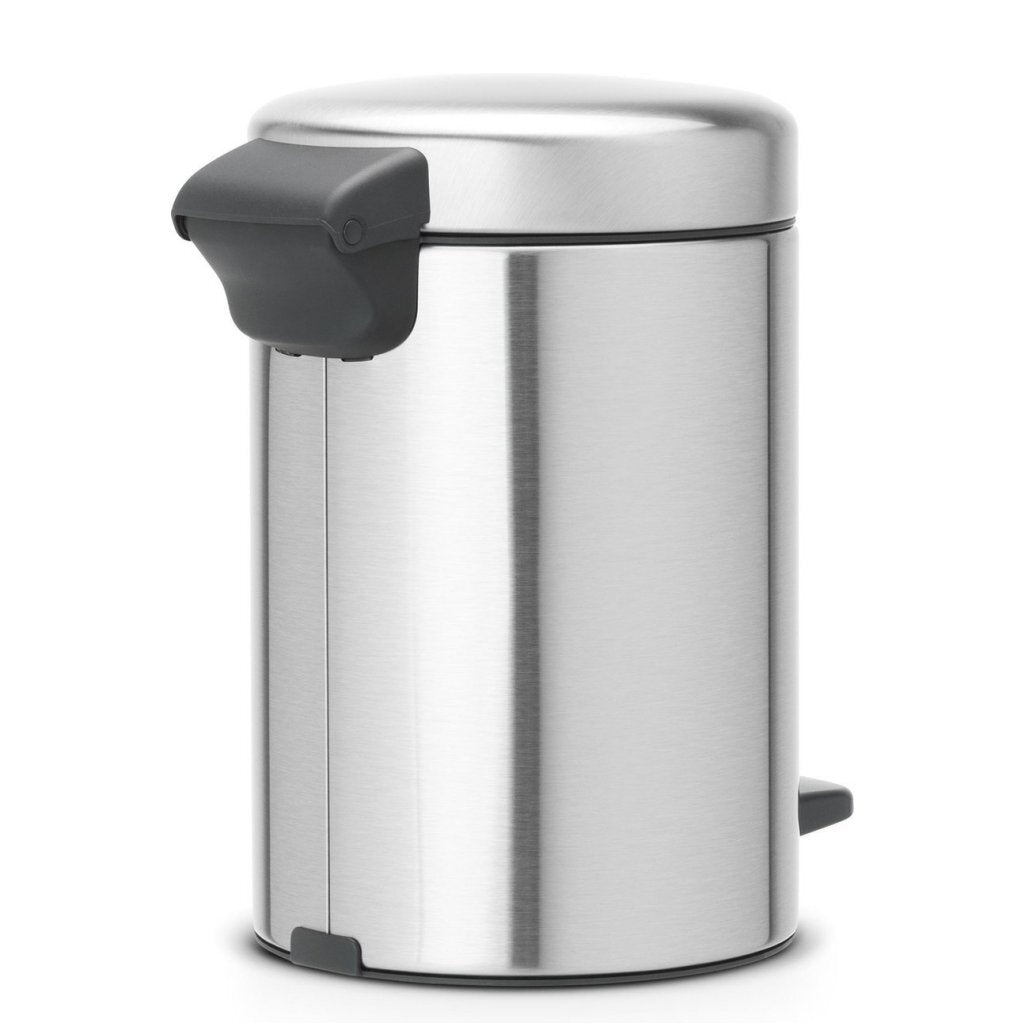 Brabantia newicon pedaalemmer 3l mat staal