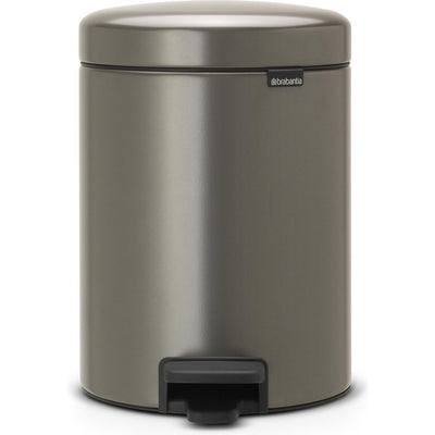 Brabantia Brabantia Newicon Pedal Bin 5L Platinum