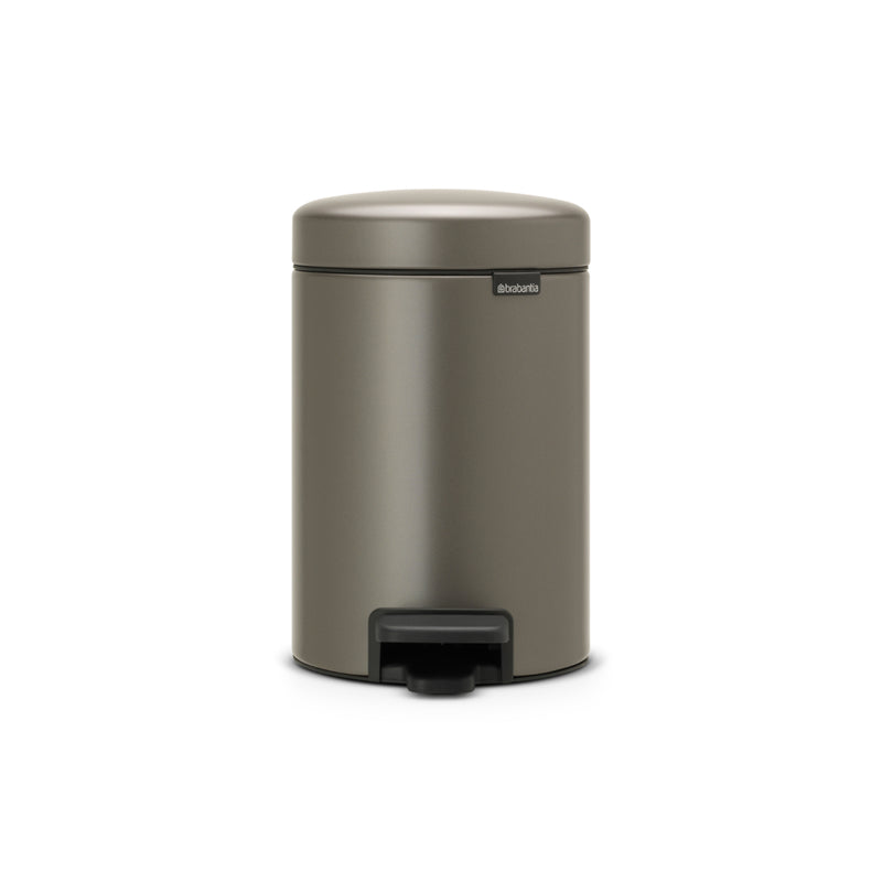 Brabantia Brabantia Newicon Pedal Bin 3L Platinum