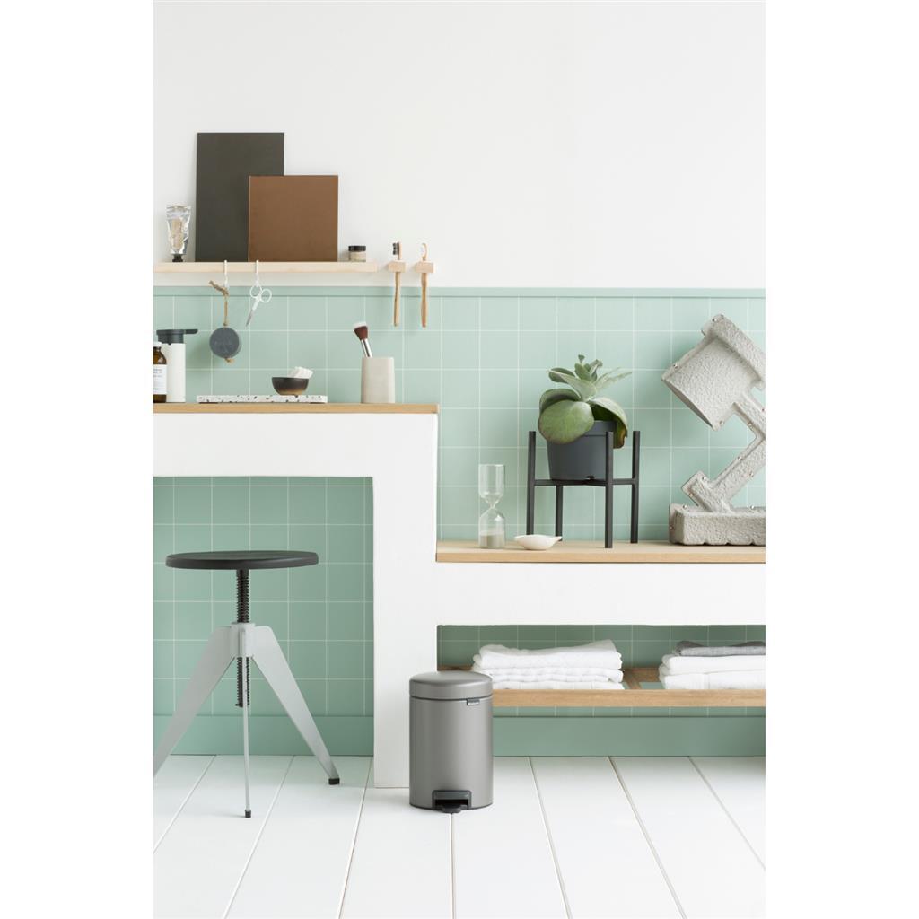 Brabantia Brabantia Newicon Pedal Bin 3L Platinum