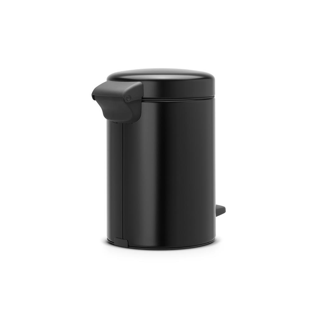 Brabantia Brabantia Newicon Pedal Bin 3L Matte Negro