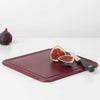 Brabantia brabantia sabrosa+ tablero de corte 25x0.8x25 cm berenjena roja
