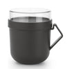 Brabantia make take soepbeker 0.6l donkergrijs