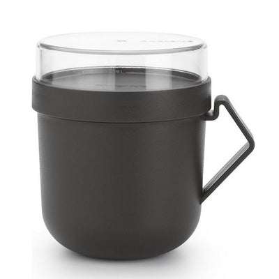 Brabantia preparare la tazza di zuppa 0,6l grigio scuro