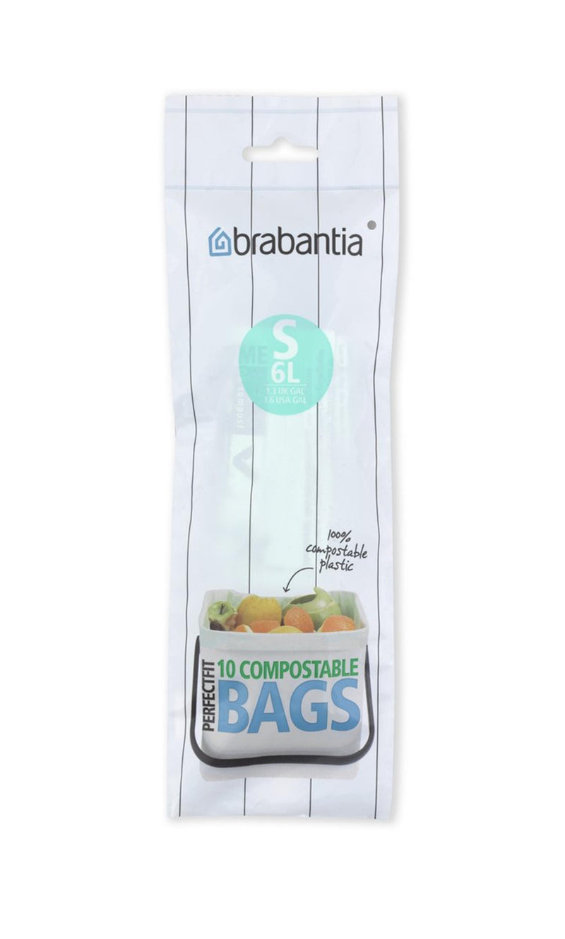 Brabantia Brabantia Perfectfit Composteer Composteer Borse S 6L 10 pezzi