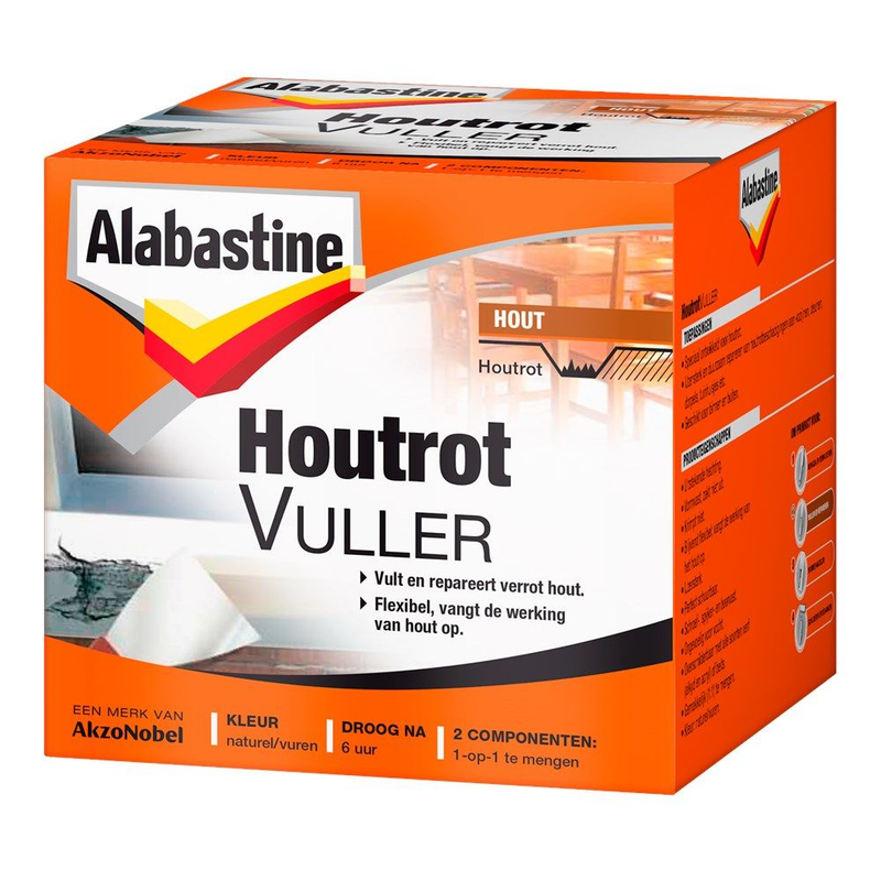 Alabastine houtrotvuller 1kg - 5096025