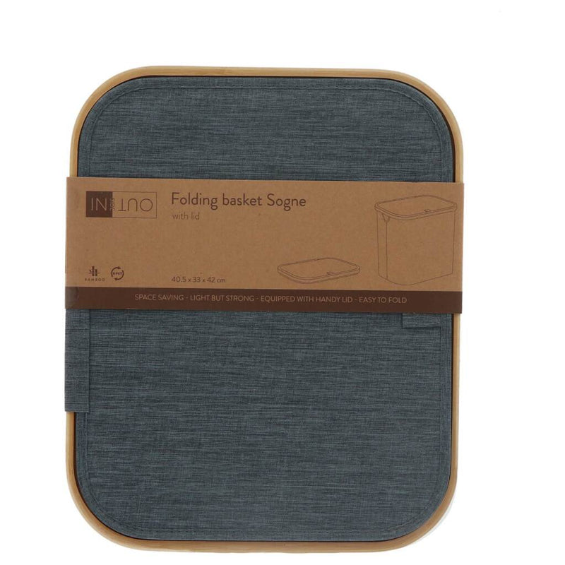 Cesta plegable interior exterior Sogne azul 42 cm | 5 piezas