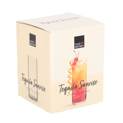 Royal Leerdam Tequila Sunrise Glass Set 4