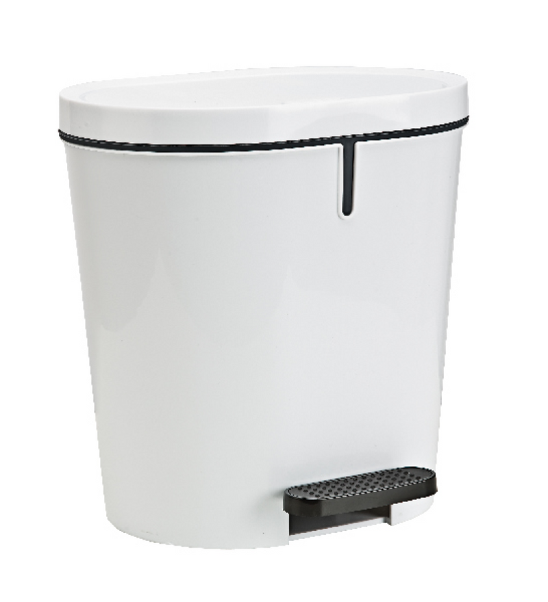 Sunware Zamora Pedal Bin 8 L White