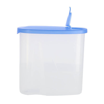 Caja de paja de cocina de club de sol deja 0.9L transparente azul