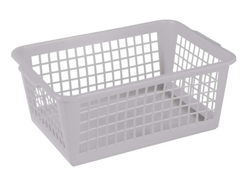 Sunware Basic Storage basket 37x26x15 cm Gray