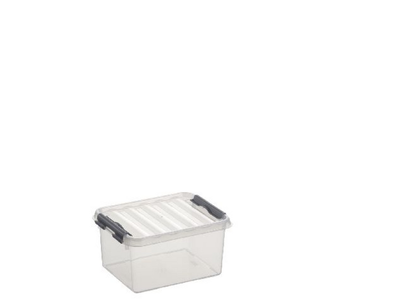 Sunware Sunware Q-Line Storage Box 2L Grey trasparente