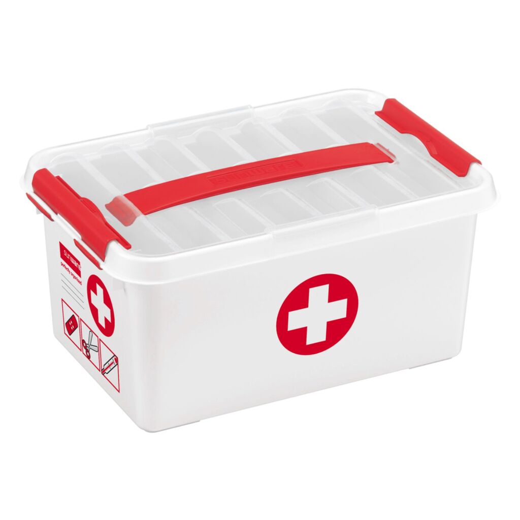 Sunware Sunware Q-line First Aid Box 6L 30x20x14 cm rosso rosso