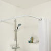Cocchetto per guarni di guardia per doccia angolare guarnizione 90x90 cm bianco