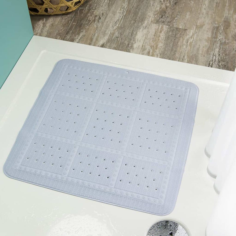 MAT di pelle di fochea fochea di pelle di fochea anti-slip unilux 55x55 cm blu