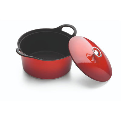 Cuisinox Cuisinox Vulcan Ghish Iron Frigry padella 24 cm di rosso