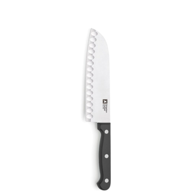 Richardson Sheffield Richardson Sheffield Artisan Santokumes 17.5 cm de acero inoxidable negro