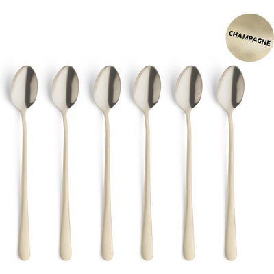 Amefa Amefa Austin Latte Spoons 6 pezzi Champagne