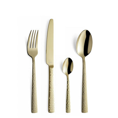Set da posate da 24 a 7 in champagne Felicity