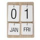Calendario de pared madera 22x17x2,5cm
