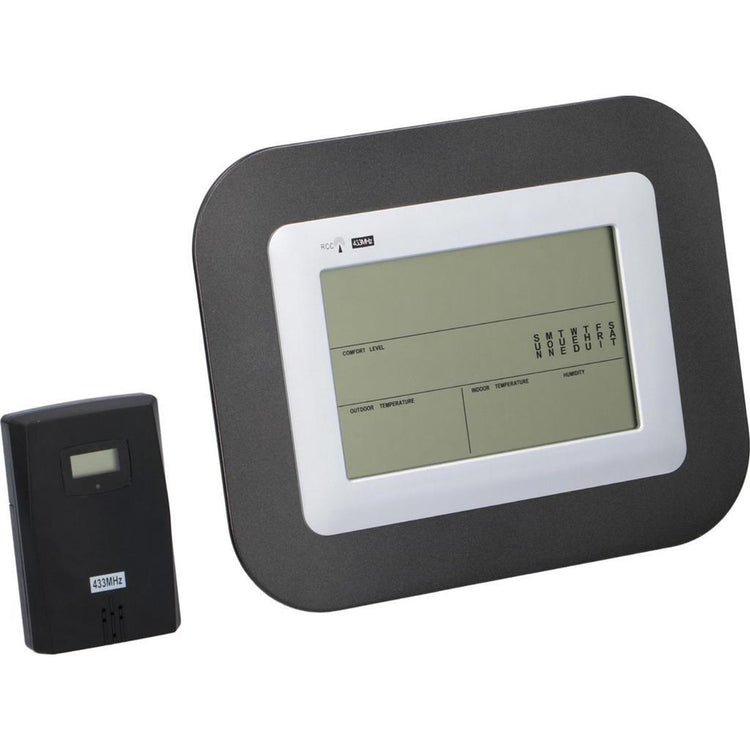 Grundig Grundig Weather Station all'interno e all'esterno nero