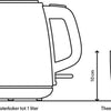 Spina Dunlop Camping Kettle Black 12V