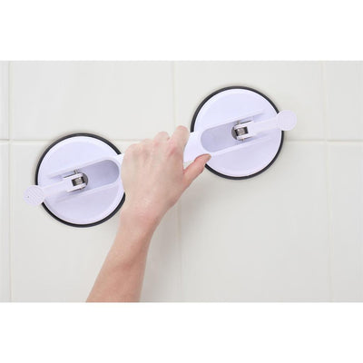 Vivamore Vivamore handle with suction cups 33x12.5x7.5 cm white