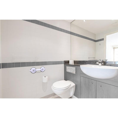 Vivamore Vivamore handle with suction cups 33x12.5x7.5 cm white