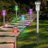 Luci da esterno luci da esterno stekers solare 10 pezzi LED diversi colori chiari