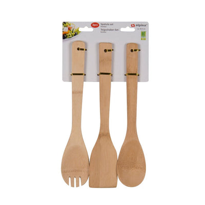 Alpina Bamboo Spatola Set 29,5 cm 3 pezzi