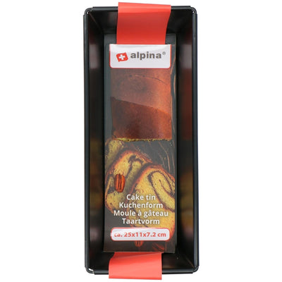 Alpina Cake Form 25x11x7.2 cm negro