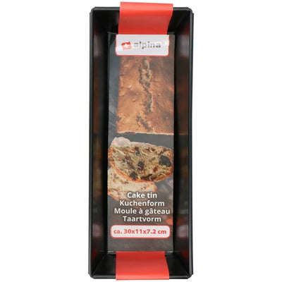 Alpina Cake Form 30x11x7.2 cm Black