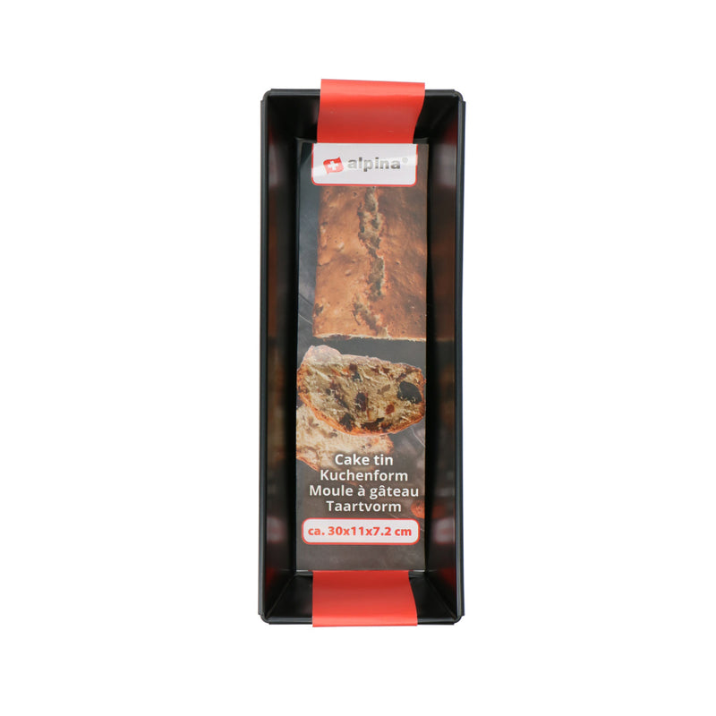 Alpina Cake Form 30x11x7.2 cm nero