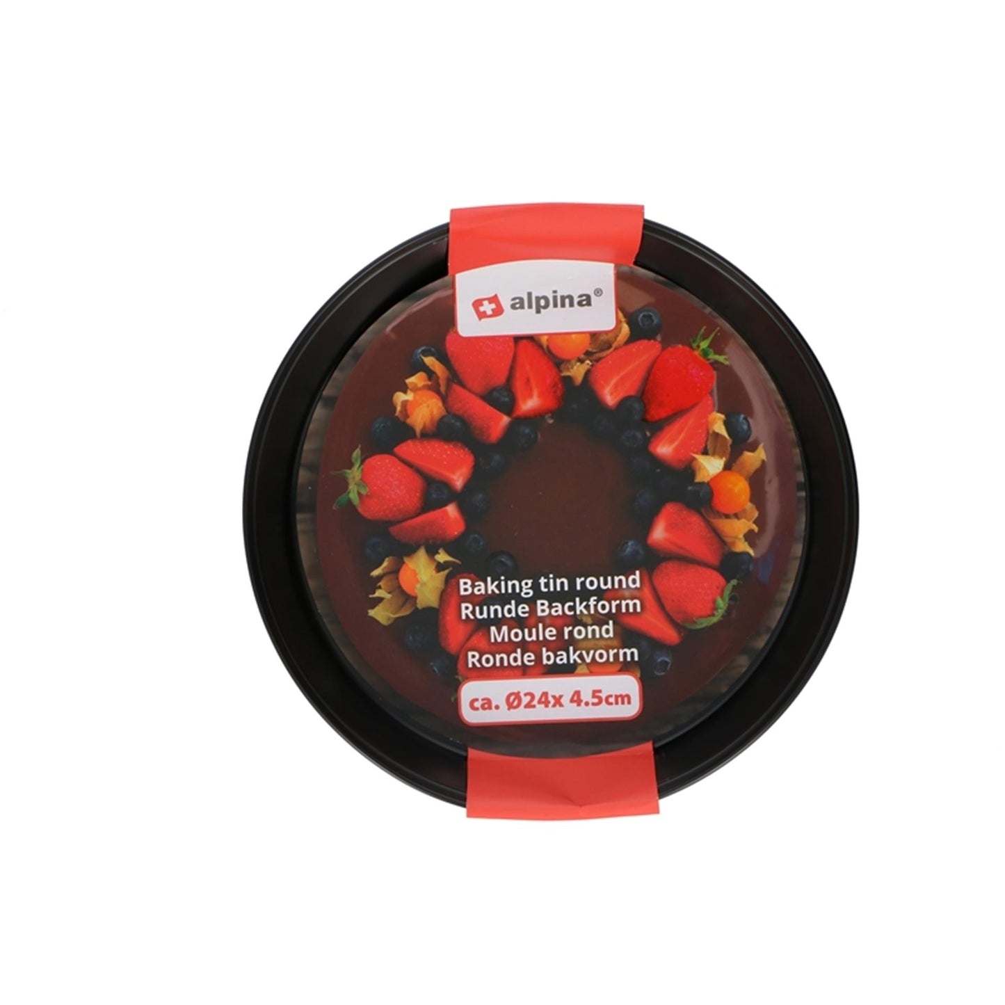 Alpina bakvorm rond, 24x4,5cm