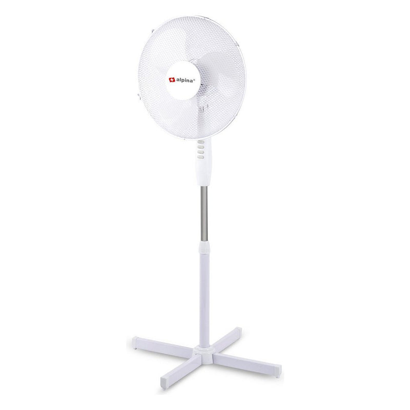 Alpina statiefventilator 40 cm blanco