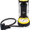 Dunlop Mini Foot Pump Pompa per pneumatico per pneumatico per pneumatico Incluso 3 Adapter Fallo di stampa analogico con borsa