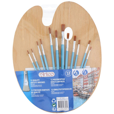 Peste per palette di pittura in legno, 13dlg.