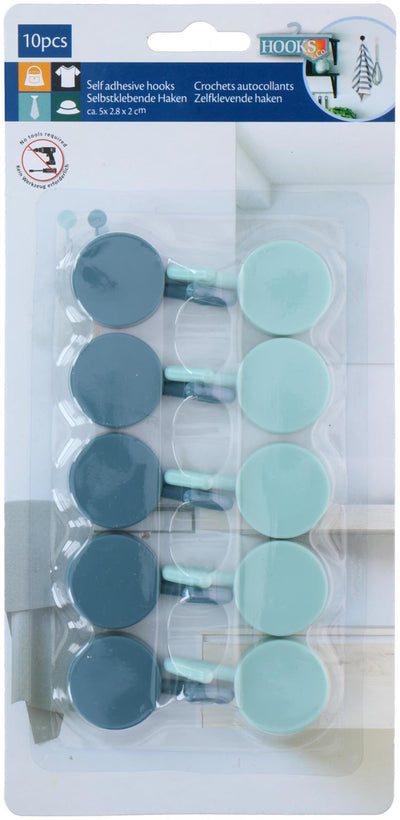 Lifetime haken zelfklevend kunststof 10 stuks