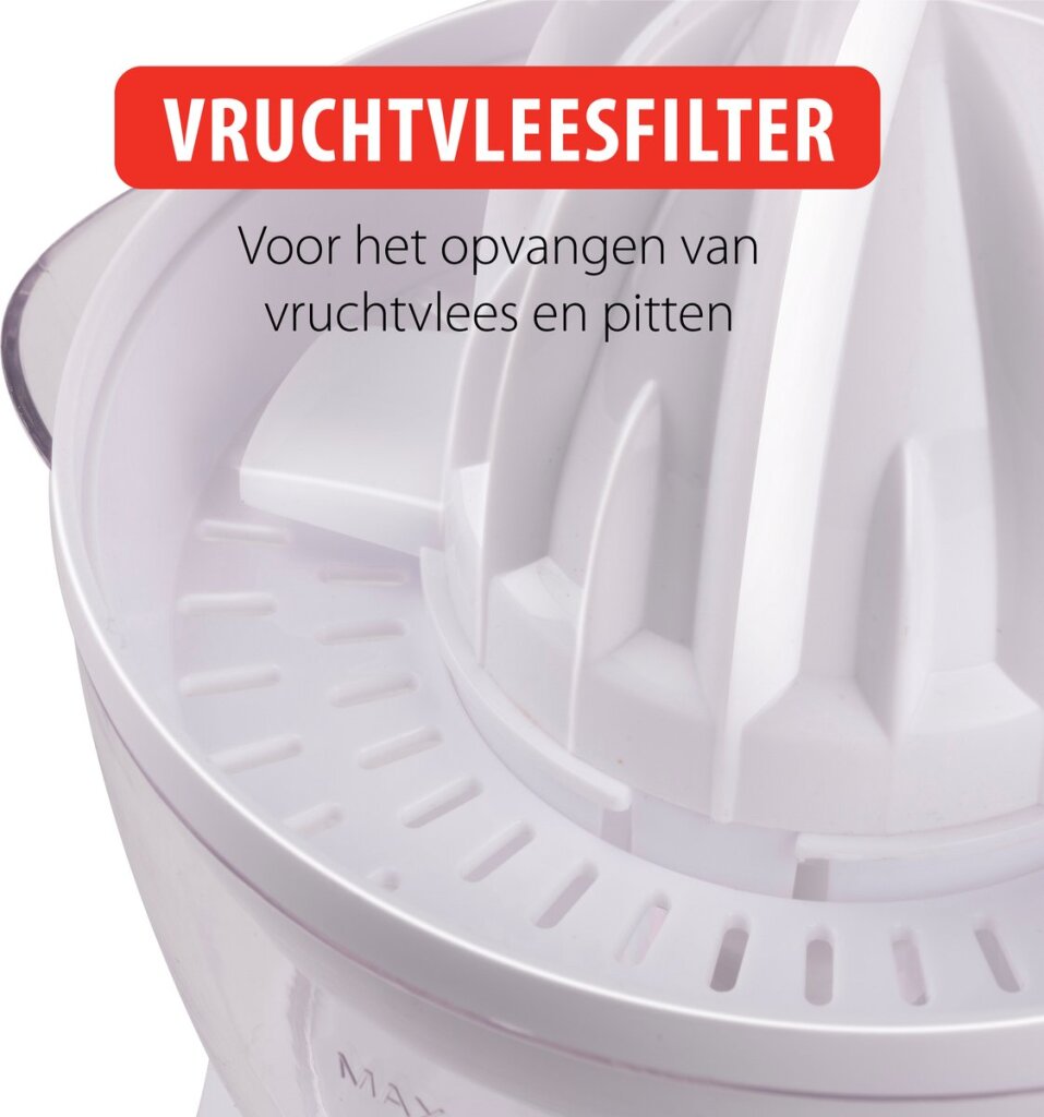 Alpina Citruspers 0,7 litri 2 Premere Keels 2 Direzioni rotanti 25 Watt Bianco