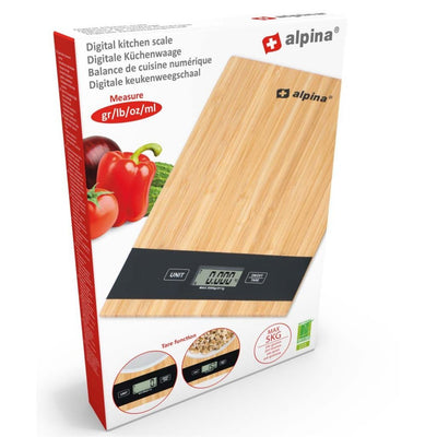 Alpina Digital Bamboo Kitchen Scala 5 kg