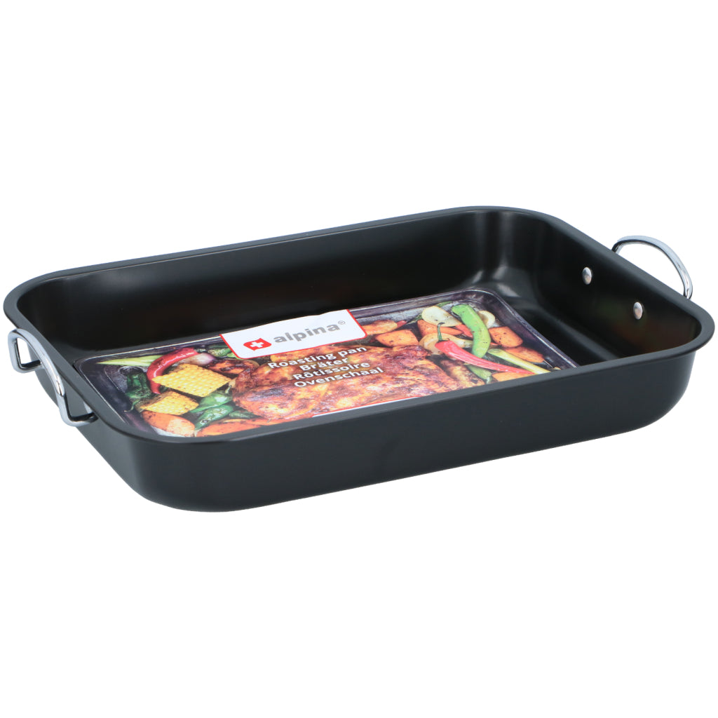 Alpina Oven dish 39x29x6 cm Black