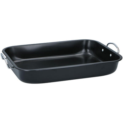 Piatto da forno Alpina 39x29x6 cm nero