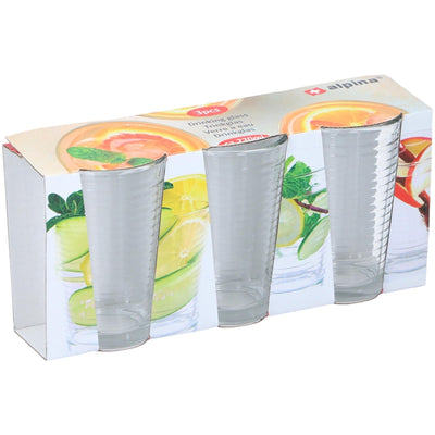 Set bicchieri Alpina 3 pezzi 220ml