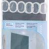 Lifetime clean douchegordijn met 12 ringen 180x180cm