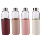 Drinkfles glas 500ml met hoes - afbeelding 1