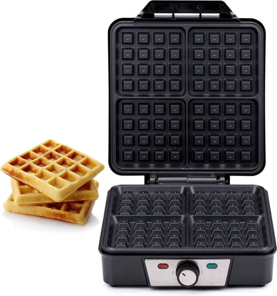 Alpina Waffleijzer Bruselas Waffles Cubo sin estribo 4 Waffles 1200W